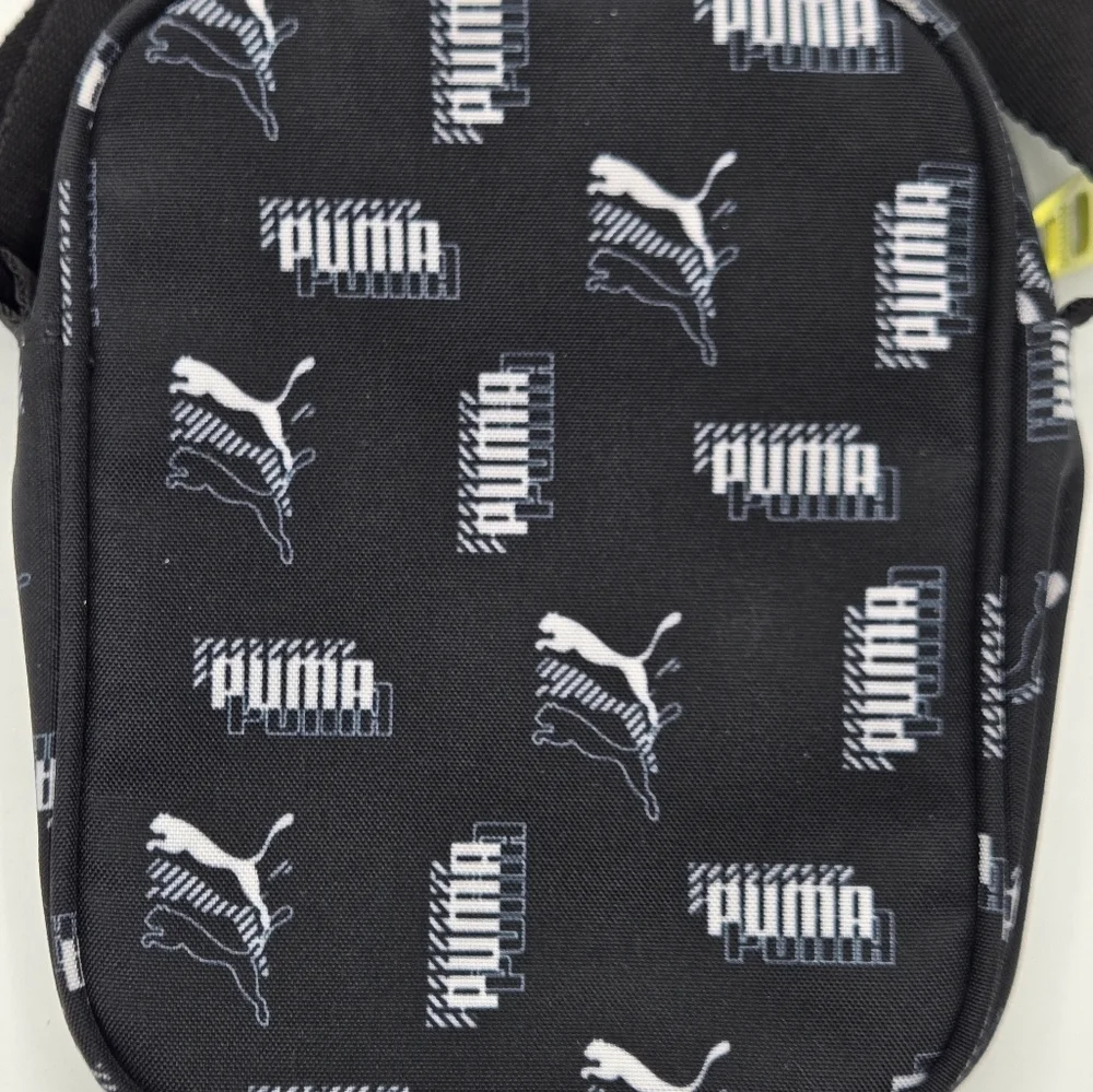 PUMA Crossbody Bag Lightweight & Compact Black White